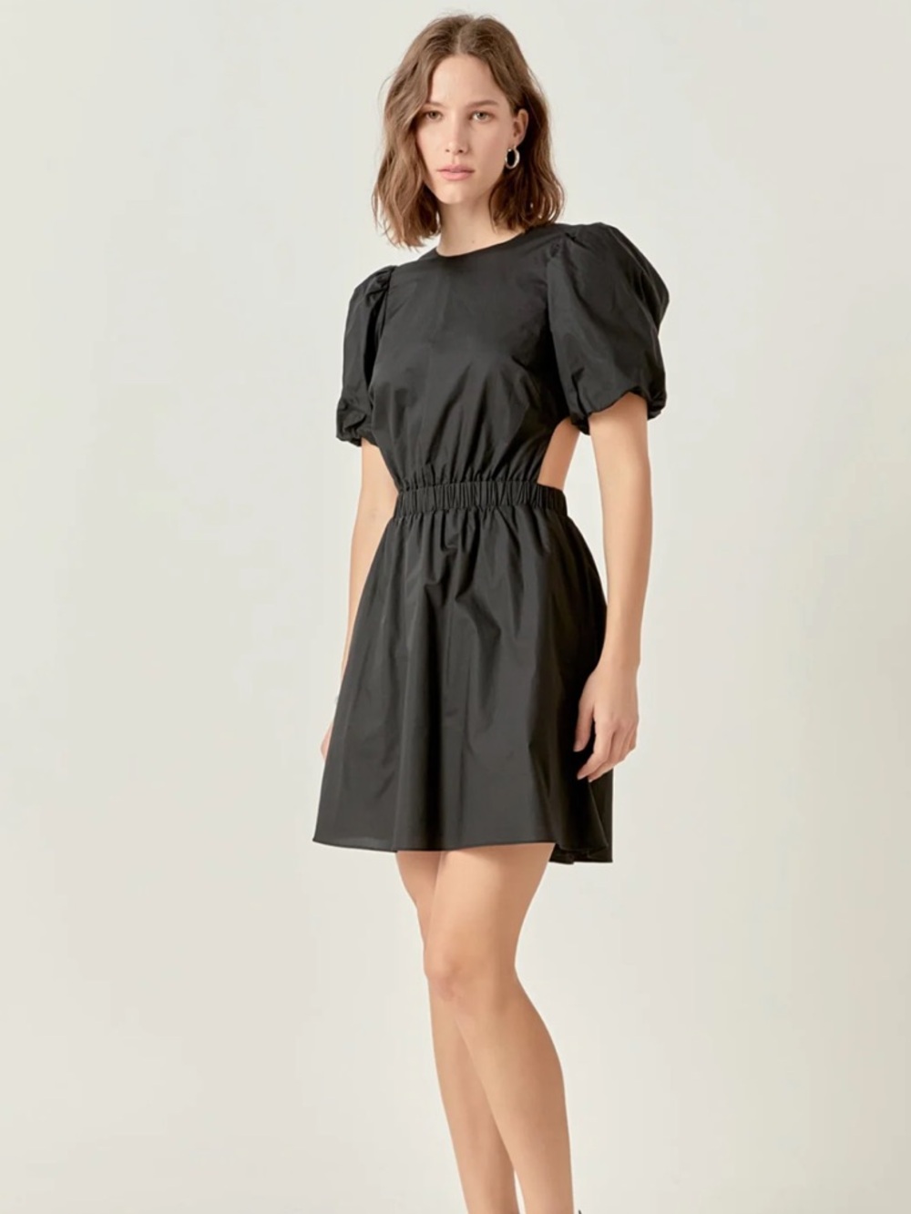 New! ENGLISH FACTORY Mini Dress in Black size M